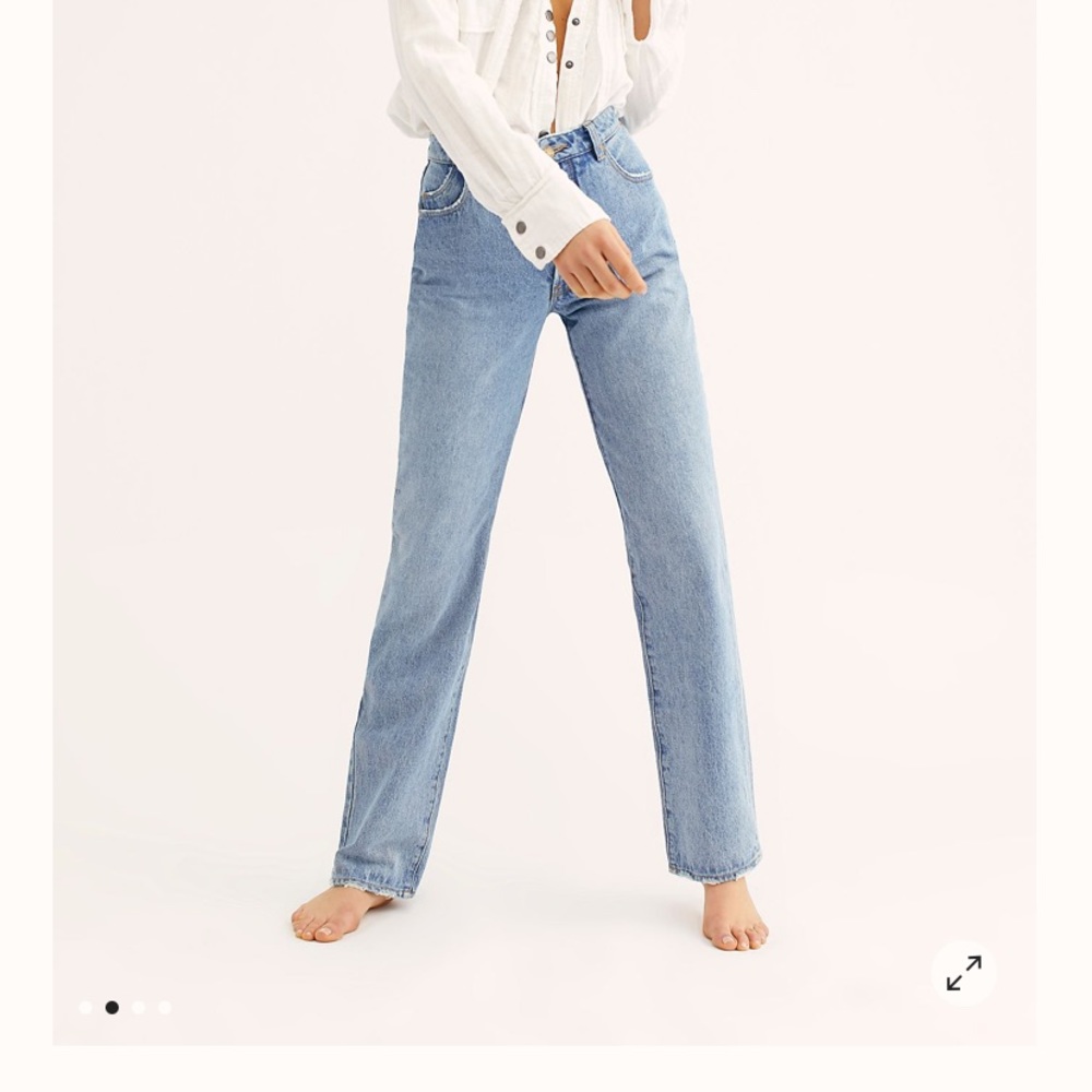 Rollas straight leg jeans